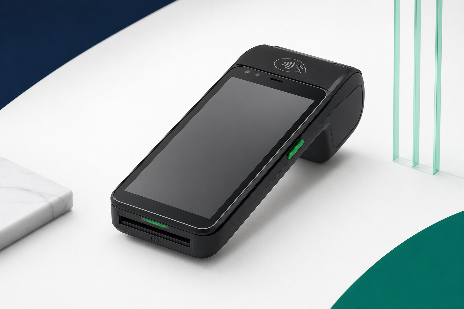 Handheld POS terminal for Clover Flex style payments